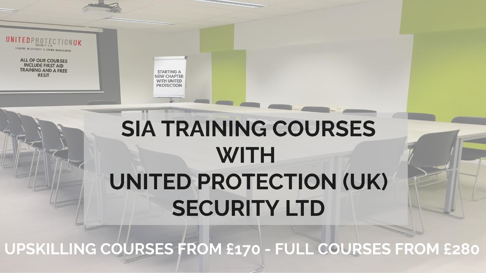 SIA Training Courses UK